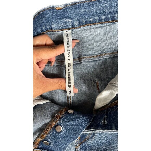 Rare Levi’s Premium Engineered Jeans Red Tab W31 L30 Custom Curved Hem - Picture 4 of 16